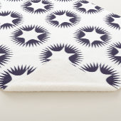 Sherpa Couverture Motif Abstraite Sunburst (3/4)