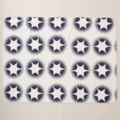 Sherpa Couverture Motif Abstraite Sunburst (Devant (Horizontal))