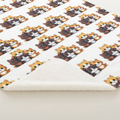 Sherpa Couverture Motif chien mignonne (3/4)