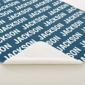 Sherpa Couverture Nom Enfants - Choisissez Votre Couleur  (3/4)