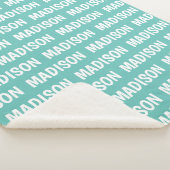 Sherpa Couverture Nom Enfants - Choisissez Votre Couleur (3/4)