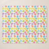 Sherpa Couverture œufs de Pâques décorés teints pastel co (Devant (Horizontal))