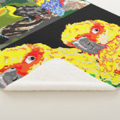 Sherpa Couverture : Oiseaux tropicaux (3/4)