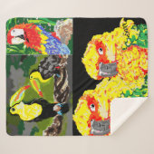 Sherpa Couverture : Oiseaux tropicaux (Devant (Horizontal))