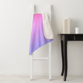Sherpa Couverture Orange Jaune Rose Violet (En situation)