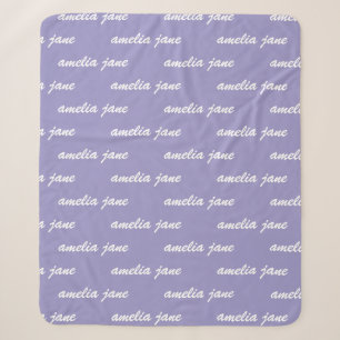 Sherpa Couverture personnalisée pour bébé avec motif répé
