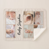 Sherpa Couverture photo bébé do-it-yourself Personnalisez (Devant (Horizontal))