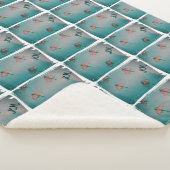 Sherpa Couverture rose de flottille aqua (3/4)