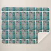 Sherpa Couverture rose de flottille aqua (Devant (Horizontal))