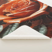 Sherpa Couverture Rose gothique orange (3/4)