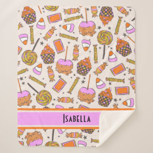 Sherpa Couverture Super Halloween personnalisée Retro