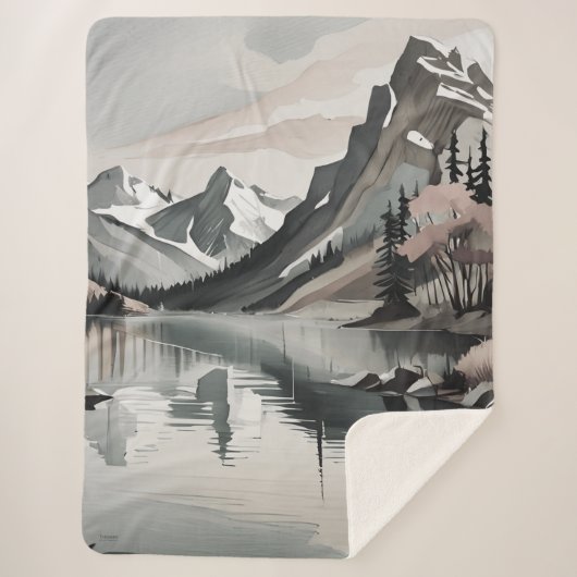 Sherpa couverture TEE Mountain Lake Graphique de s (Devant)