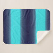 Sherpa Couverture Vagues Bleu Turquoise Magique (Devant (Horizontal))