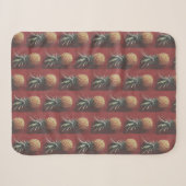 Sherpa Couverture Yummy Funky Ananas Rouge Pâle (Devant (Horizontal))