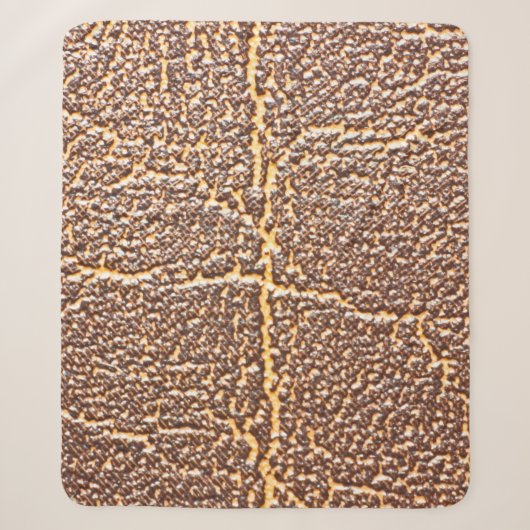 Sherpa Cuir naturel couverture texture abstraite, âgée, (Devant)