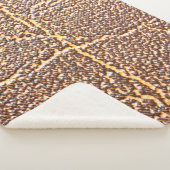 Sherpa Cuir naturel couverture texture abstraite, âgée, (3/4)