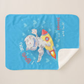 Sherpa Cute Cat Couverture Cat Lune Et Dos (Devant (Horizontal))