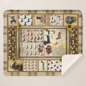 Sherpa Dachshund Connaissance couverture cadeau (Devant (Horizontal))