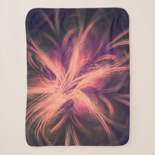 Sherpa Deken Fractal Licht Paarse Palet