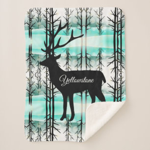 Sherpa Deken-Yellowstone Herten Deken
