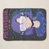 Sherpa Fille anime casque de réalité virtuelle couverture (Devant (Horizontal))