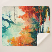 Sherpa Fleece Blanket Sherpa Deken (Voorkant (horizontaal))