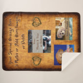 Sherpa Fleece Photo Blanket, volledig Sherpa Deken (Voorkant (horizontaal))