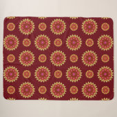 Sherpa Fleurs de couverture en Bourgogne (Devant (Horizontal))