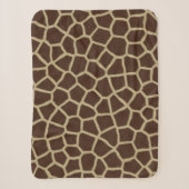 Sherpa Giraffe Peau Couverture bébé Petit (Devant)