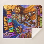 Sherpa Joyeux Halloween, couverture chocolatée (Devant (Horizontal))