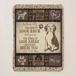 Sherpa La Vie Est Meilleure Avec La Couverture De Chien B