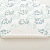 Sherpa Meditation Blanket with Soft-Toned Patterns Sherpa Deken (3/4)