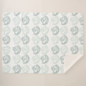 Sherpa Meditation Blanket with Soft-Toned Patterns Sherpa Deken (Voorkant (horizontaal))