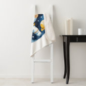 Sherpa Mignonne couverture en molleton d'astronaute ours  (En situation)