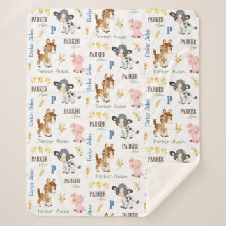 Sherpa Nom des animaux de ferme Couverture de répétition