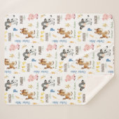 Sherpa Nom des animaux de ferme Couverture de répétition (Devant (Horizontal))