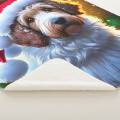 Sherpa Père Noël Goldendoodle, jolie couverture de chien  (3/4)