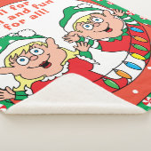 Sherpa Personnaliser la couverture "Elfes de Noël"/Moyen (3/4)