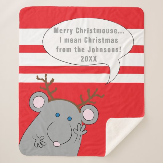 Sherpa Personnaliser la couverture "Merry Christmouse"/mo (Devant)