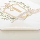 Sherpa Porte bébé Monogramme "I" Pépinière Couverture béb (3/4)