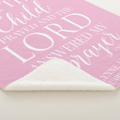 Sherpa Pour cet enfant, j'ai prié une couverture bébé per (3/4)