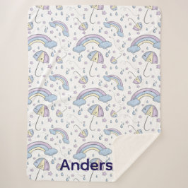 Sherpa Rainbow Blanket Sherpa Deken