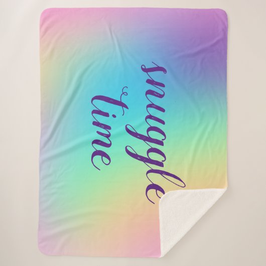 Sherpa "Temps de musculation" Pastel Couverture esthétiqu (Devant)