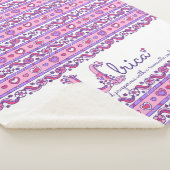 Sherpa Ulrica nom signifiant coeurs et couverture d'art f (3/4)