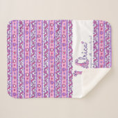 Sherpa Ulrica nom signifiant coeurs et couverture d'art f (Devant (Horizontal))