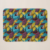 Sherpa une couverture avec un motif feuille (Devant (Horizontal))