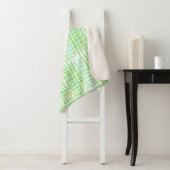Sherpa Une couverture avec une plaque bleue et verte (En situation)