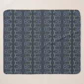 Sherpa Une couverture fleurie bleu marine (Devant (Horizontal))