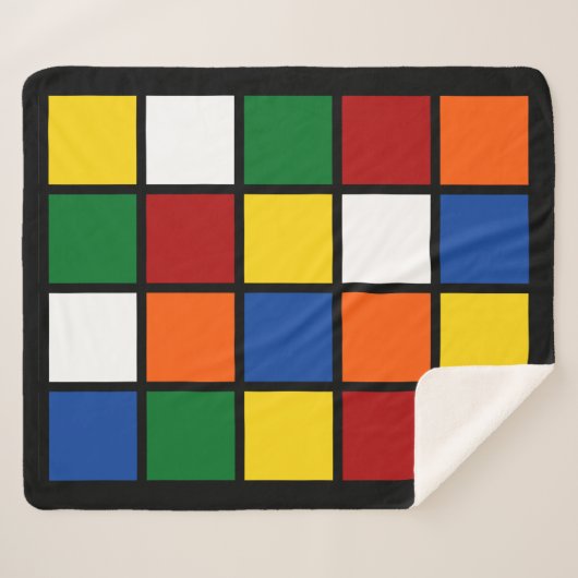 Sherpadecke "Quadro" Sherpa Deken (Voorkant (horizontaal))