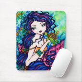 "Sherriella" Mermaid Fantasy Fairy Turtle Muismat (Met muis)